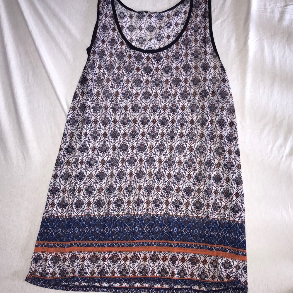 pattern tank top